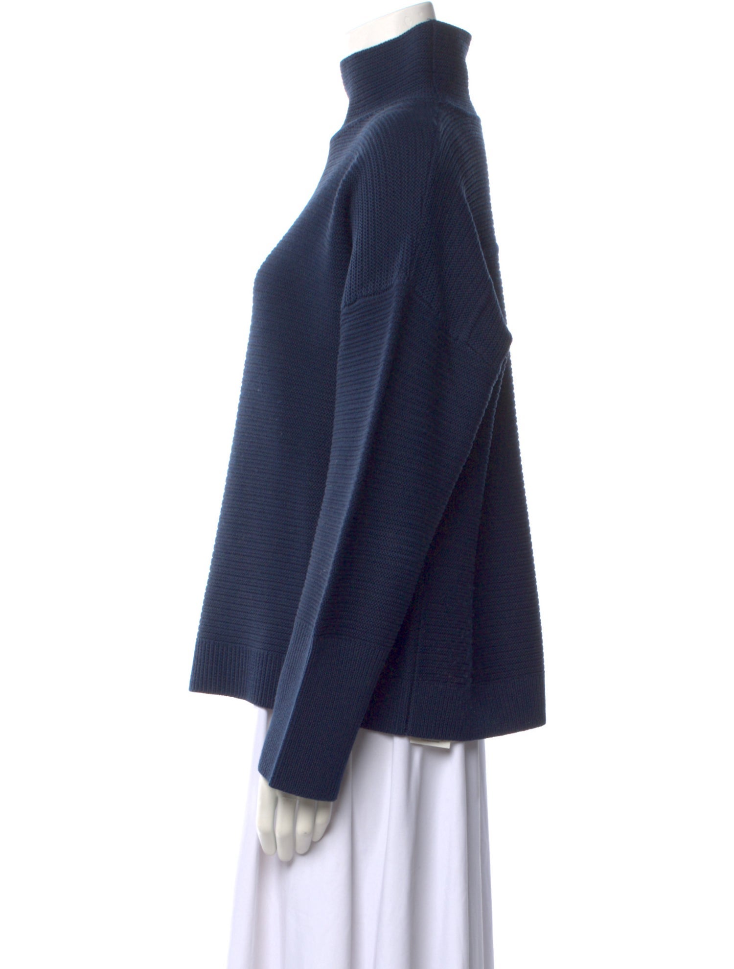 Folk Wool Turtleneck Sweater