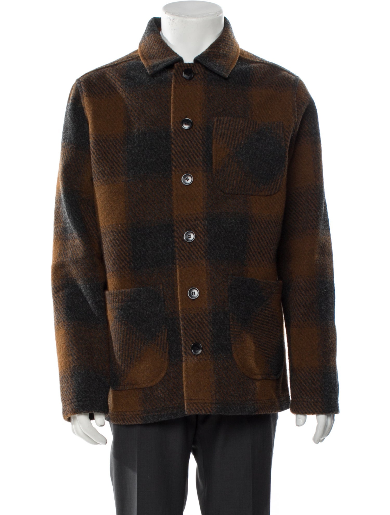 Folk Printed Peacoat