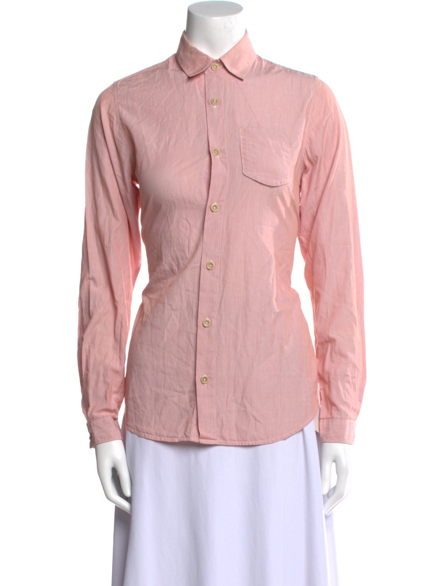 Folk Long Sleeve Button-Up Top