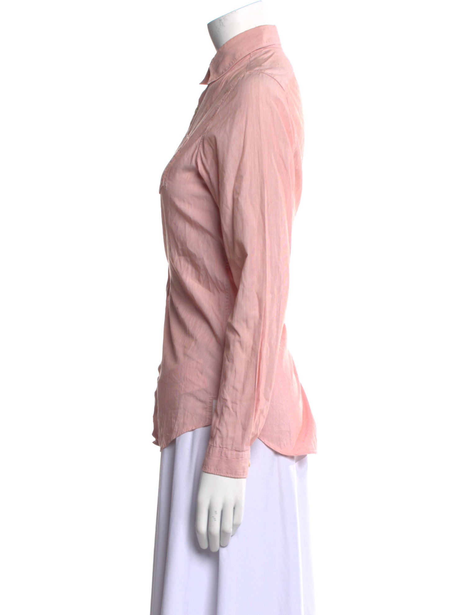 Folk Long Sleeve Button-Up Top