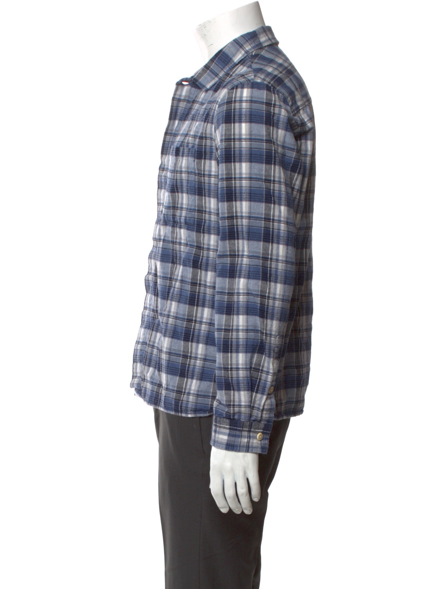 Folk Plaid Print Long Sleeve Shirt