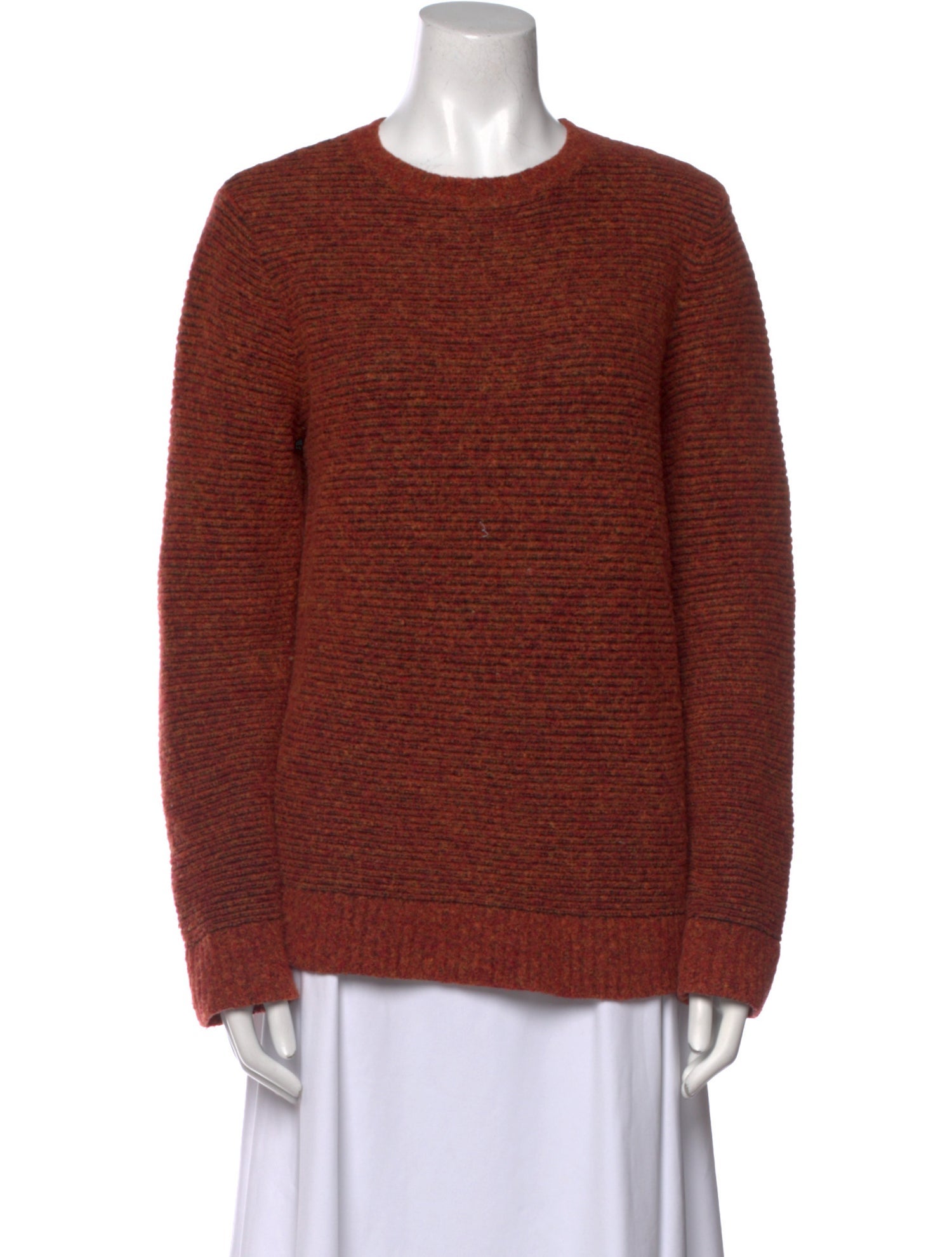 Folk Wool Crew Neck Sweater