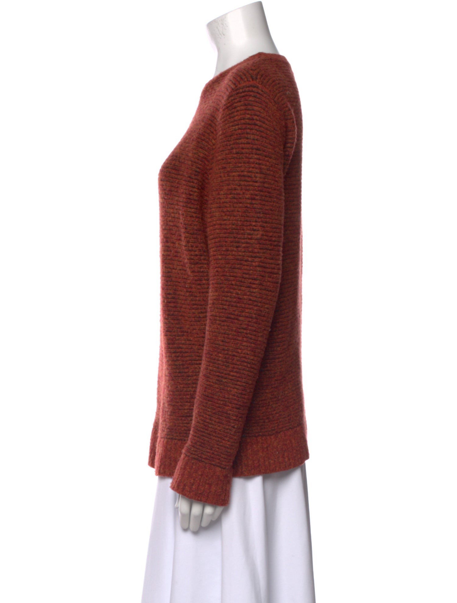 Folk Wool Crew Neck Sweater