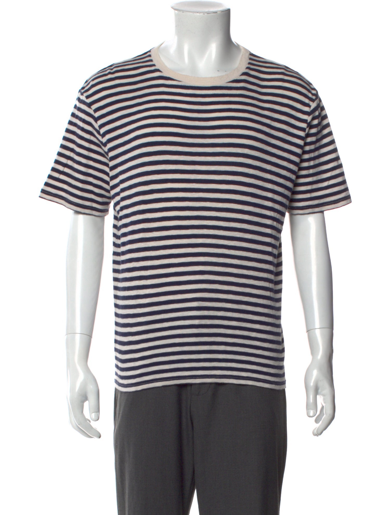 Folk Striped Crew Neck T-Shirt