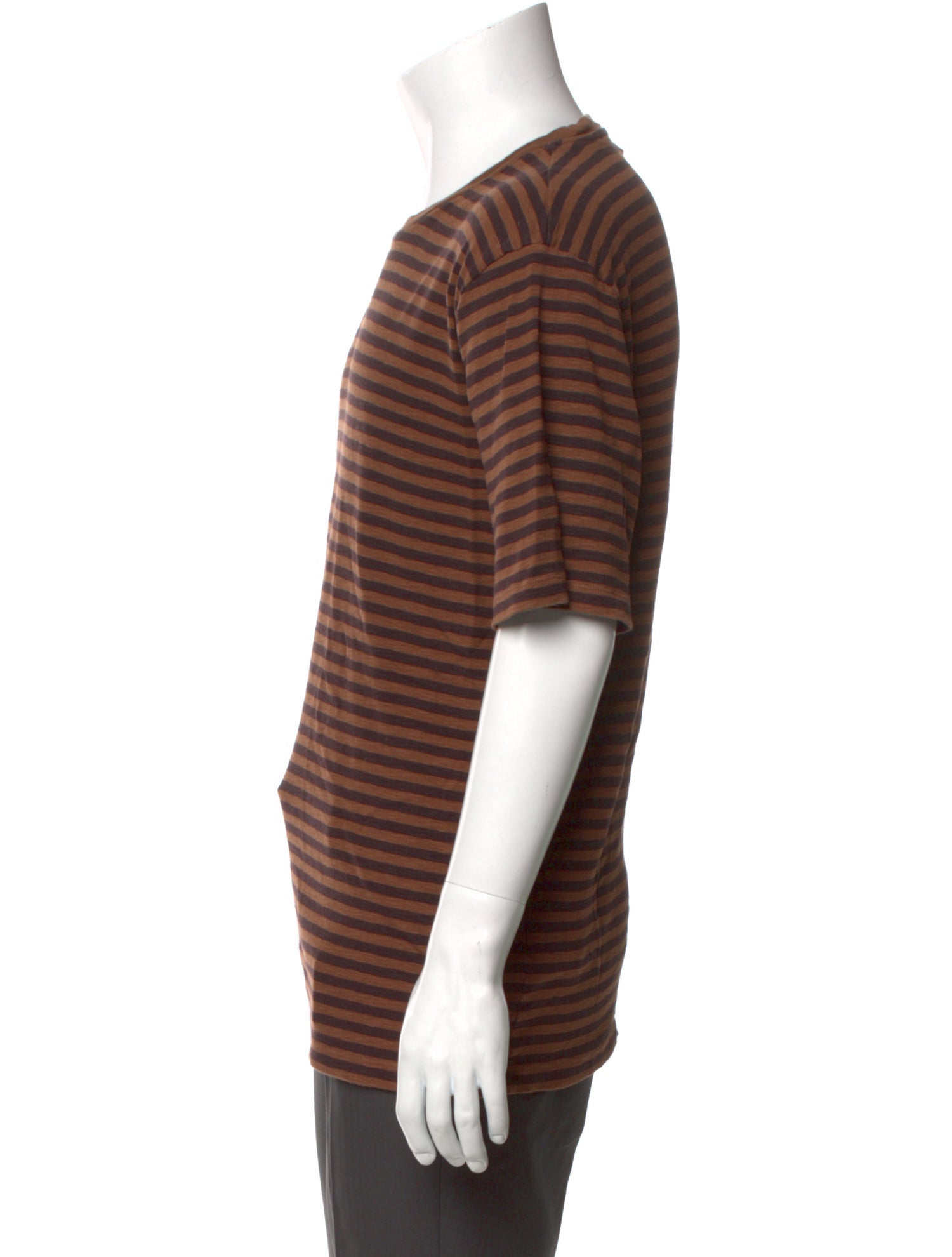 Folk Striped Crew Neck T-Shirt