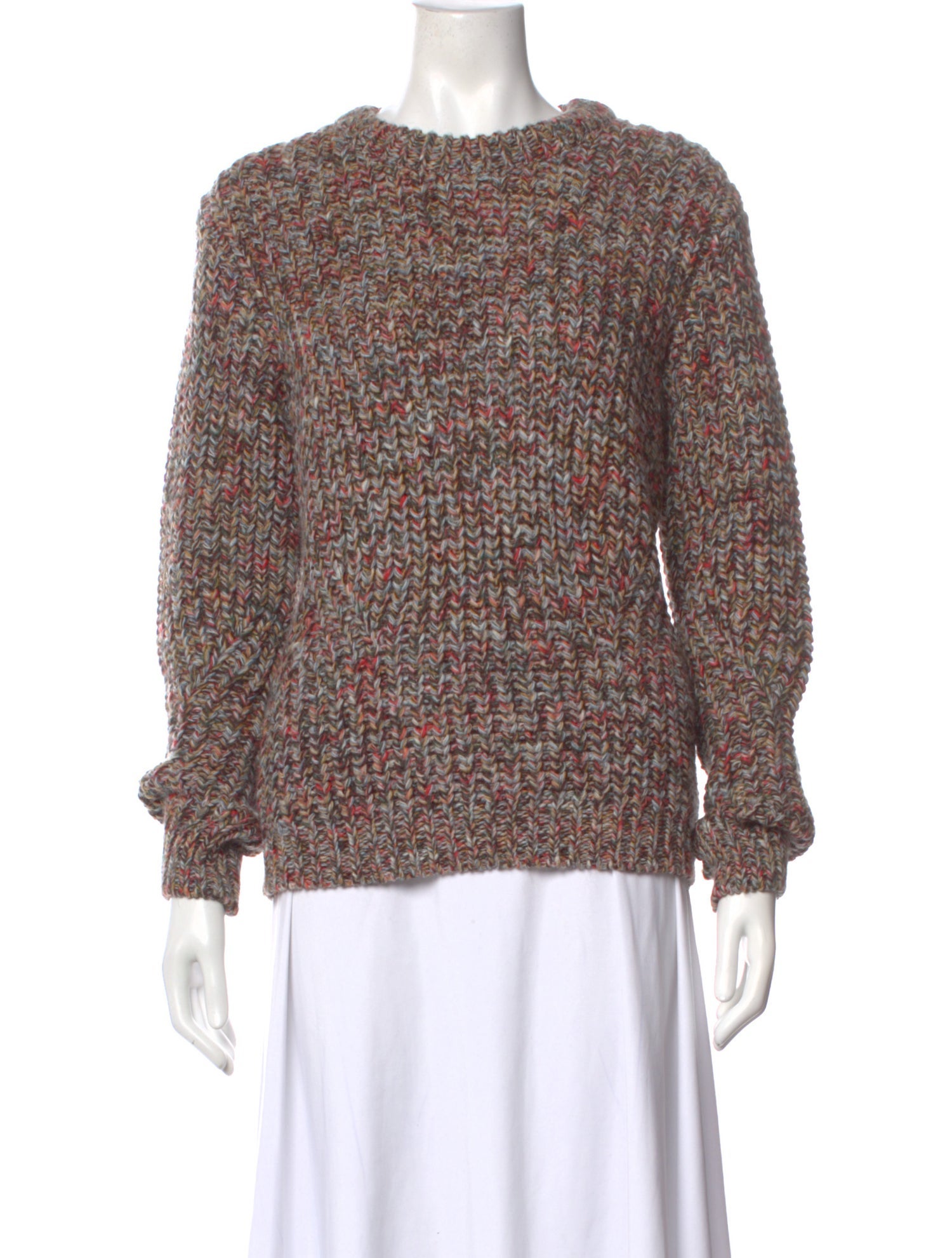 Folk Crew Neck Sweater