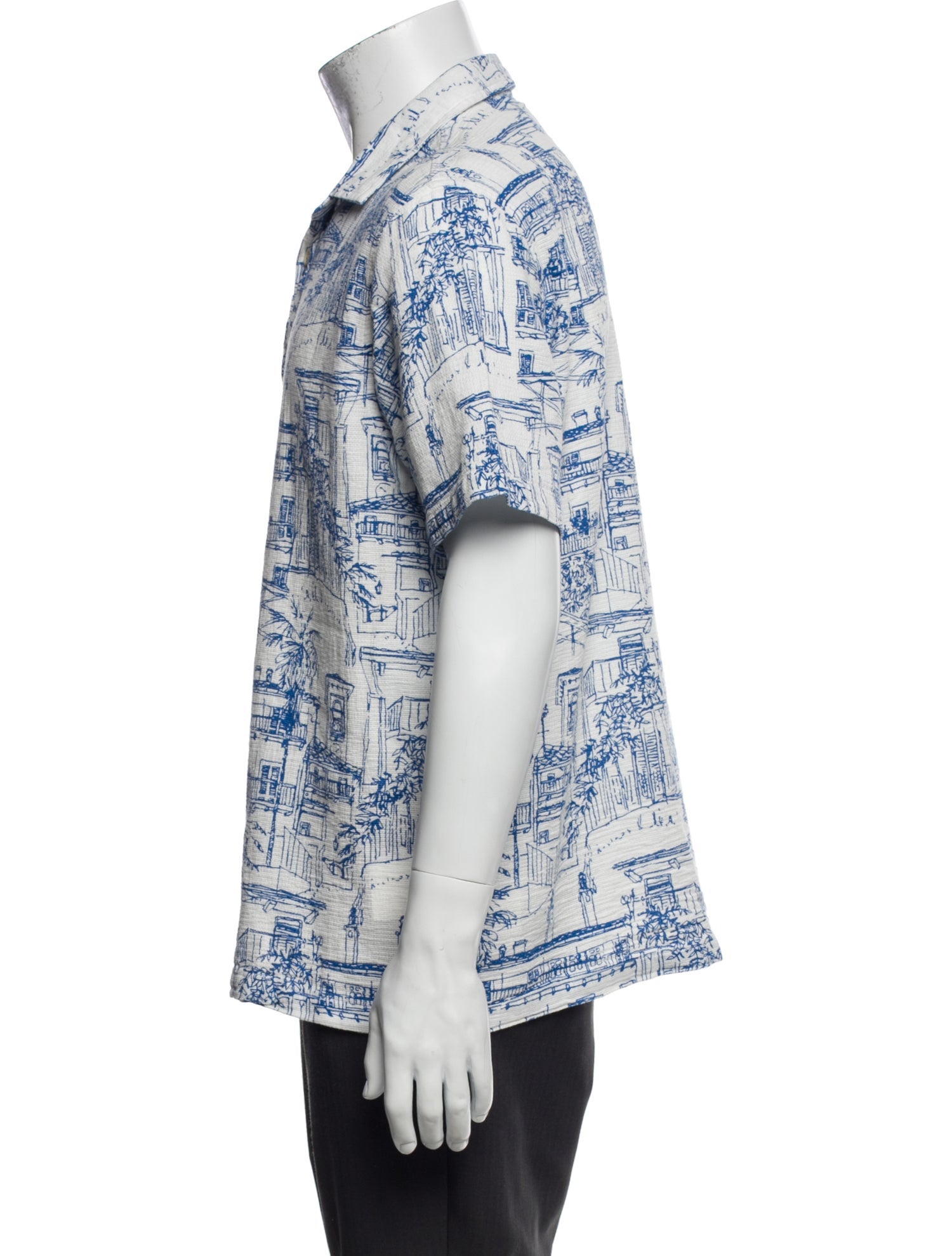 Folk Printed Short Sleeve Shirt