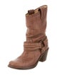 Frye Round-Toe Ankle Boots