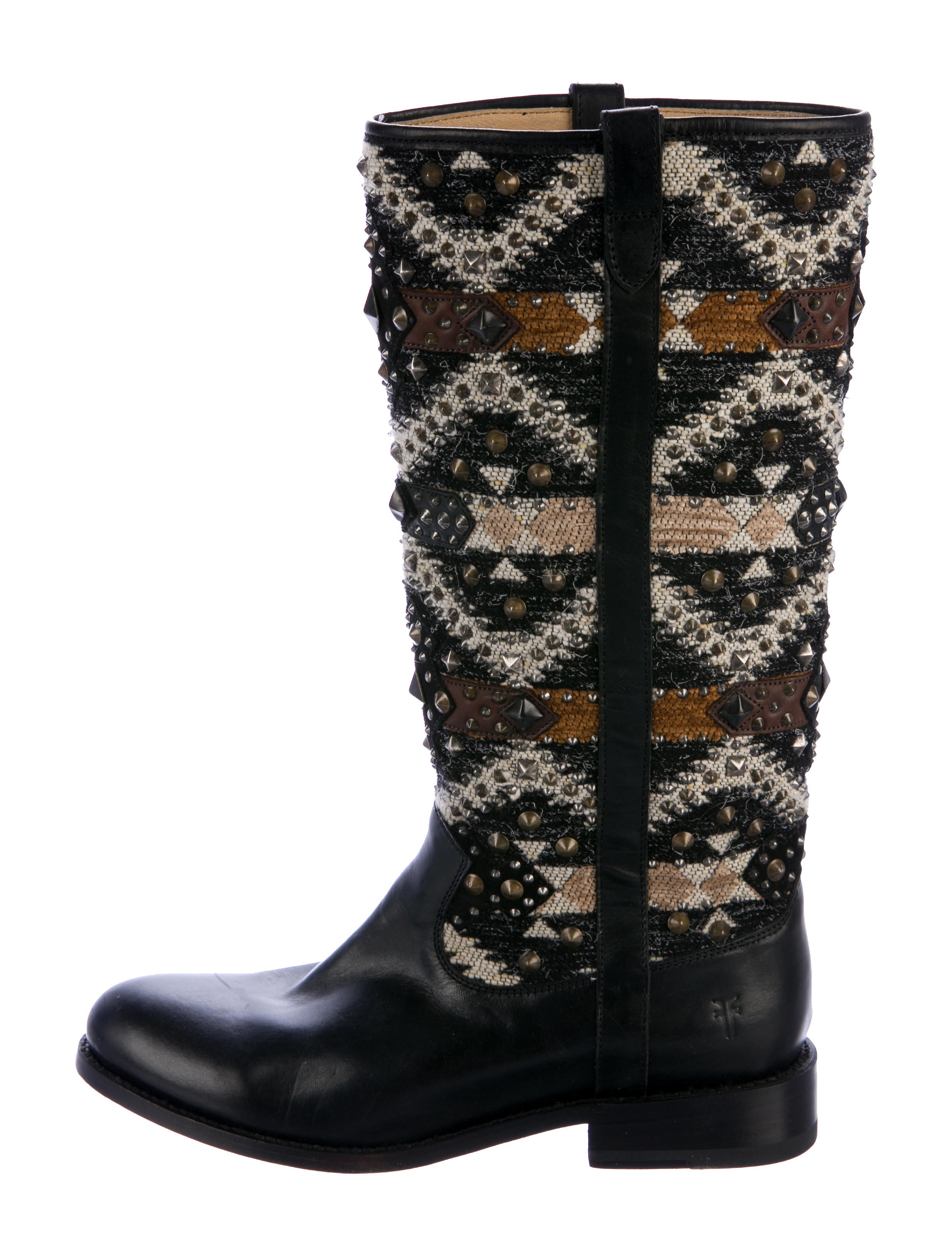 frye woven boots