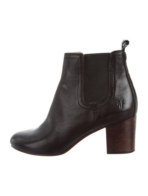 Frye Ankle Boots Leather Chelsea Boots Black