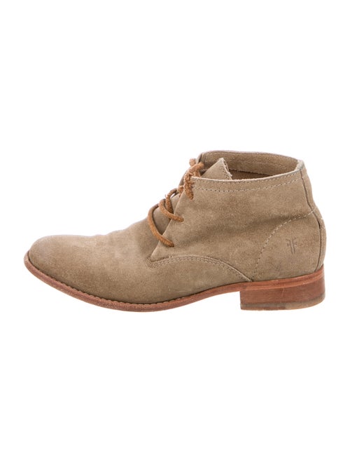 Frye Suede Lace-Up Boots