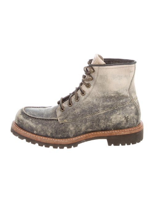 Frye Dakota Mid Leather Hiking Boots Grey