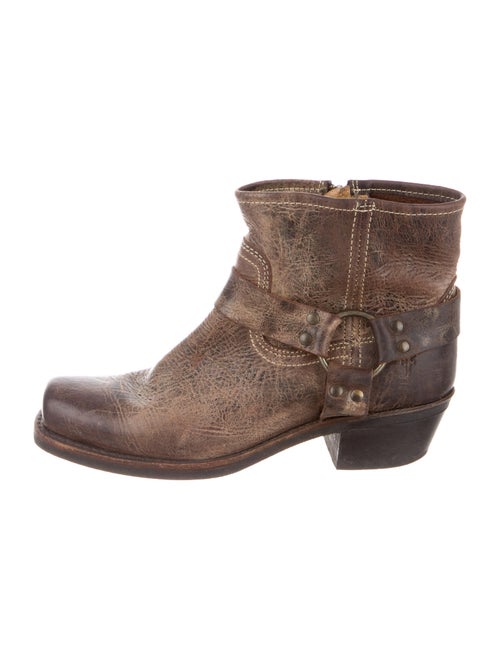 Frye Moto Boots Brown