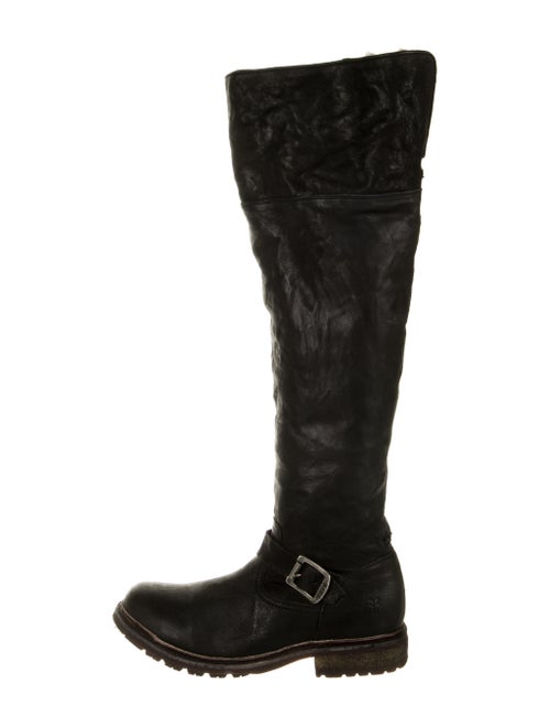 Frye Leather Riding Boots Black