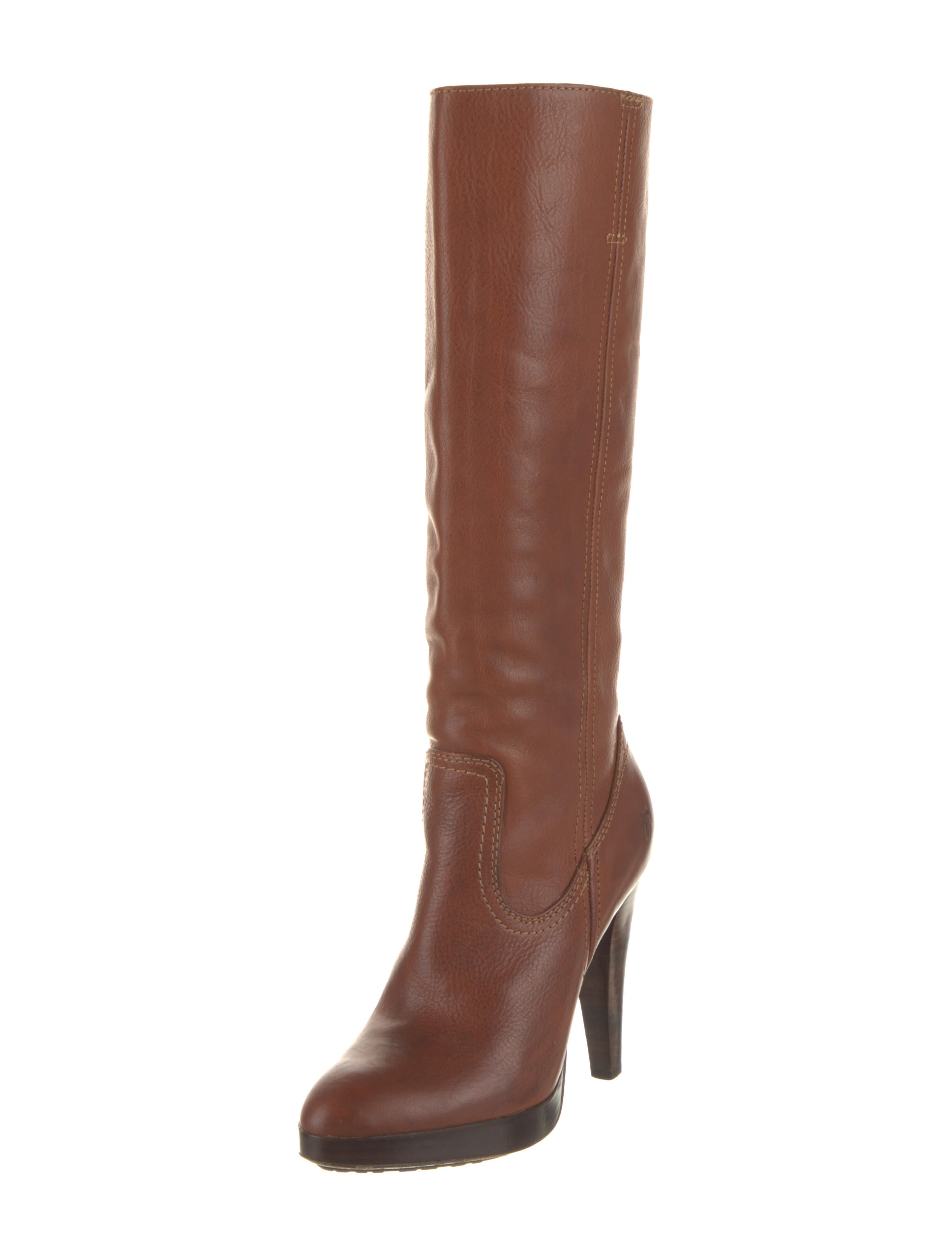 Frye Harlow Campus Leather Boots