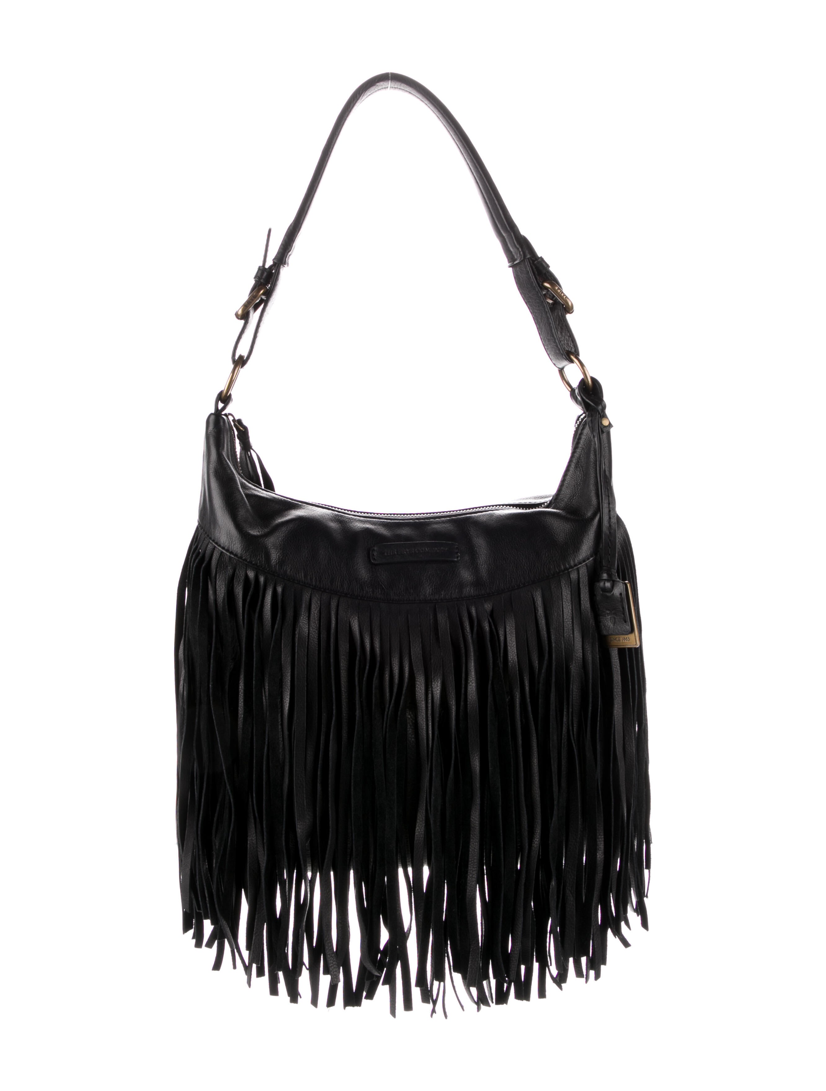 Frye Fringe-Trimmed Leather Shoulder Bag