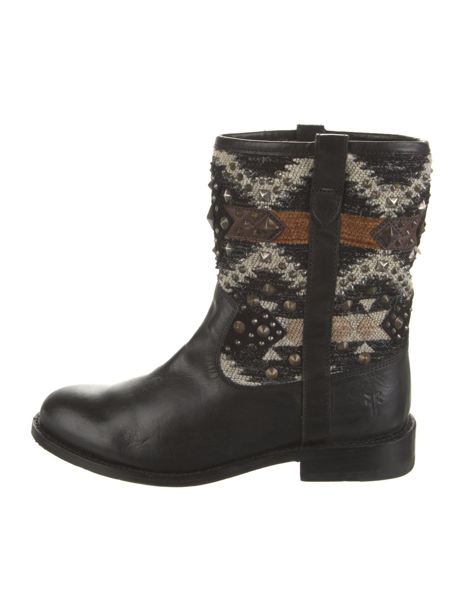 Golden Goose Leather Western Boots Black Boots, Shoes WG5111076 The RealReal