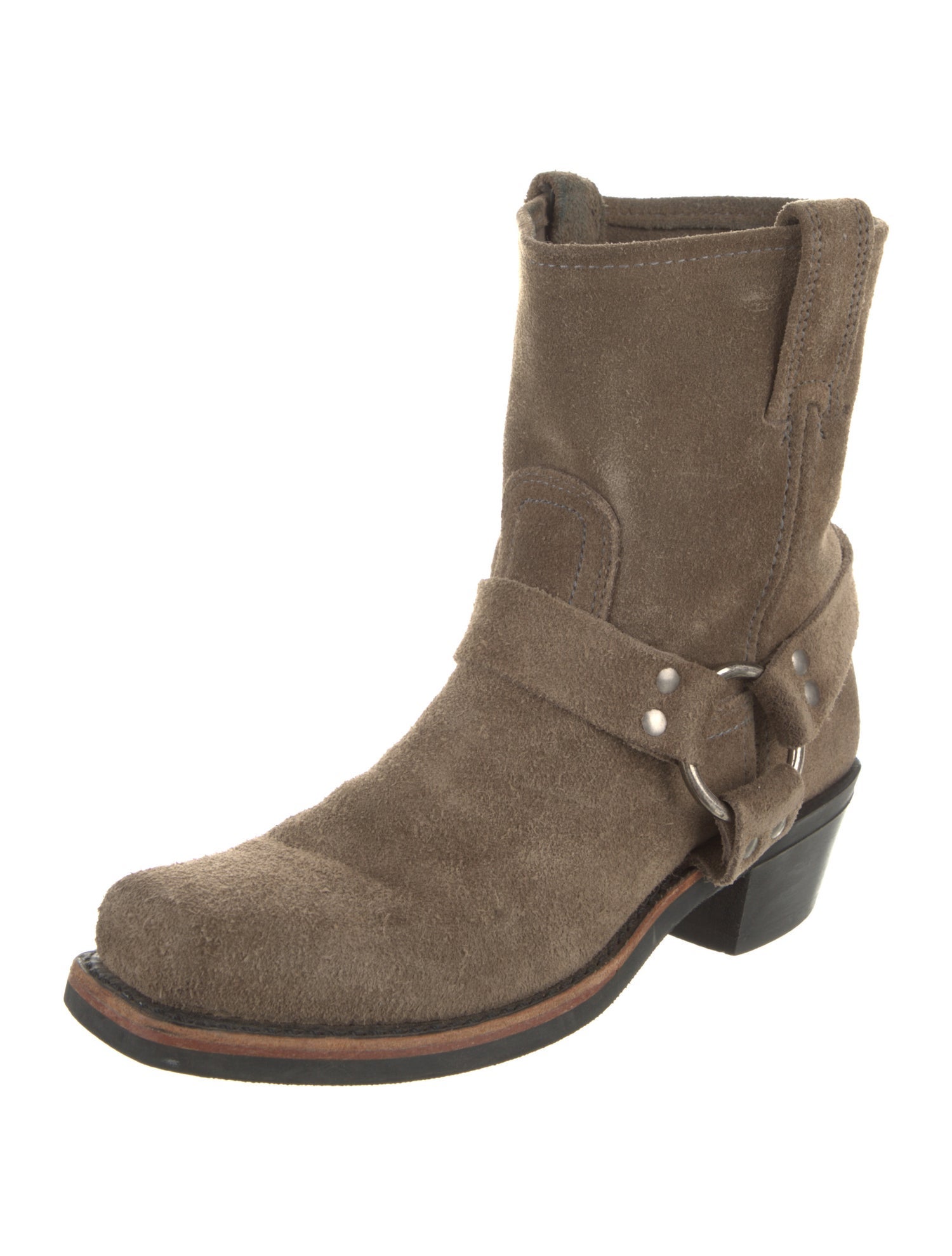 Frye Suede Moto Boots
