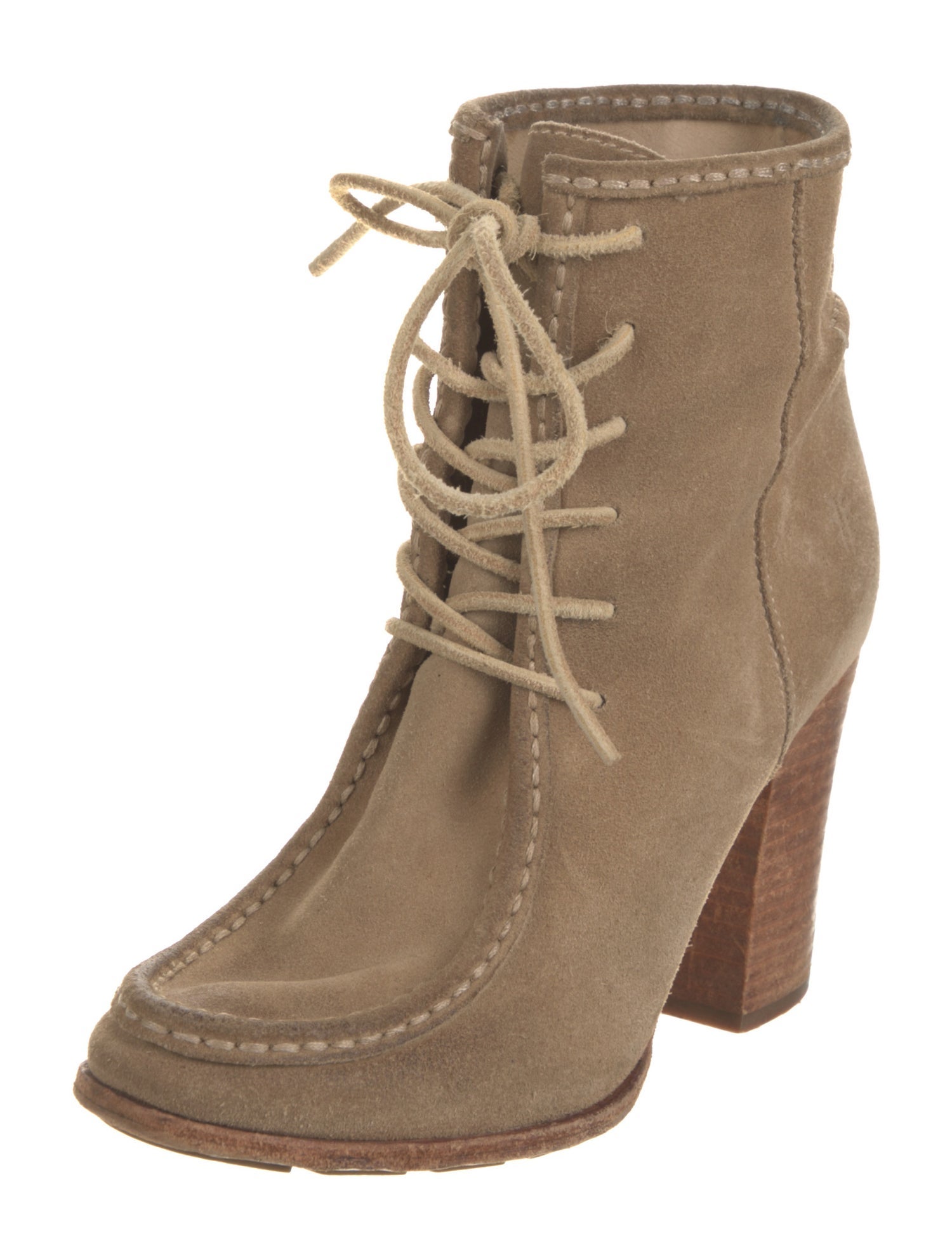 Frye Suede Lace-Up Boots