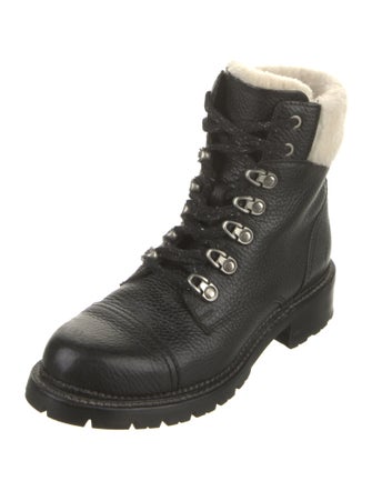 Frye Leather Combat Boots