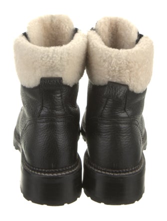 Frye Leather Combat Boots