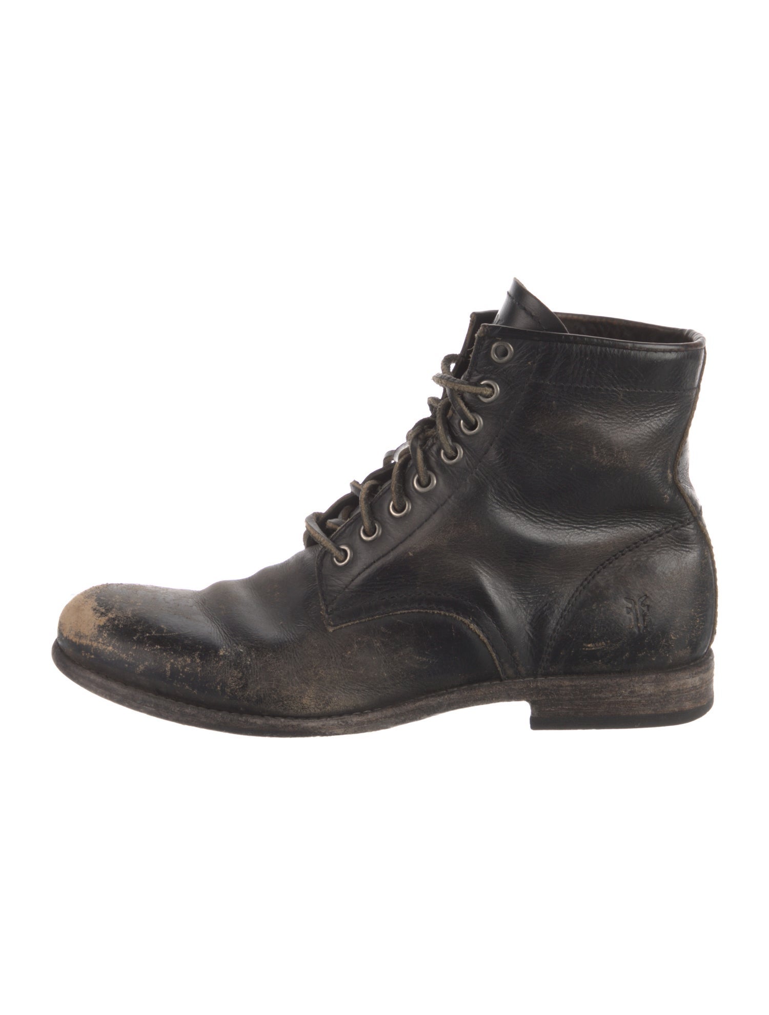 Frye Leather Combat Boots