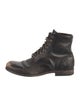Frye Leather Combat Boots