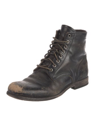 Frye Leather Combat Boots