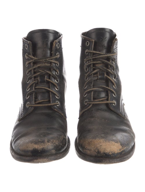 Frye Leather Combat Boots