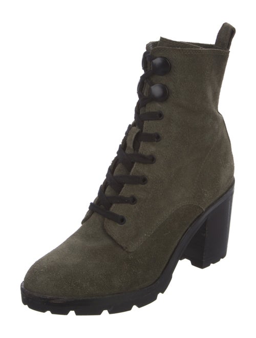 Frye Suede Combat Boots