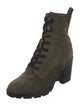 Frye Suede Combat Boots