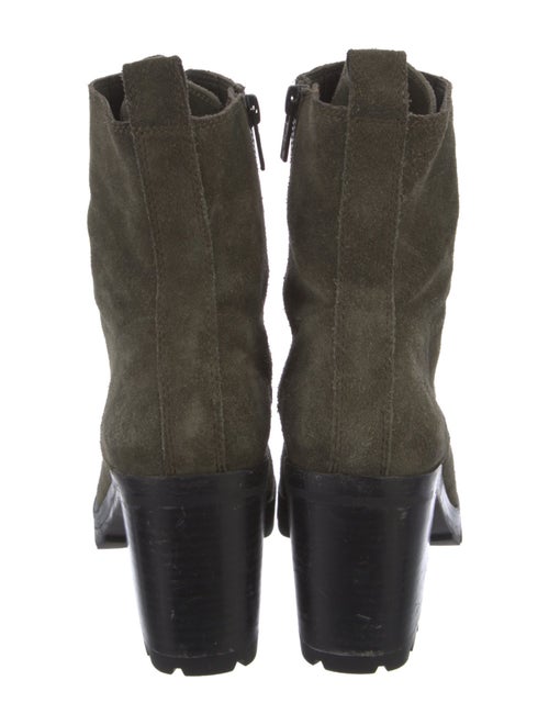 Frye Suede Combat Boots