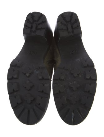 Frye Suede Combat Boots