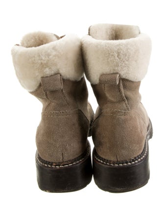 Frye Suede Combat Boots