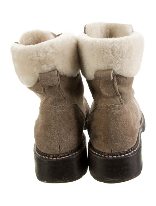 Frye Suede Combat Boots