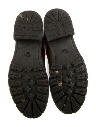 Frye Suede Combat Boots