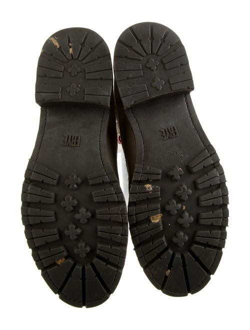 Frye Suede Combat Boots