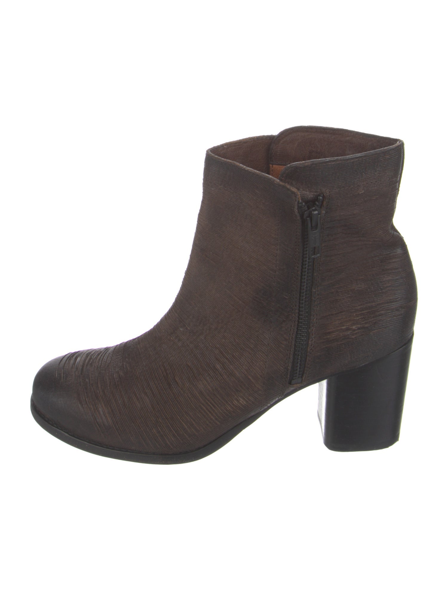 Frye Leather Pleated Accents Boots