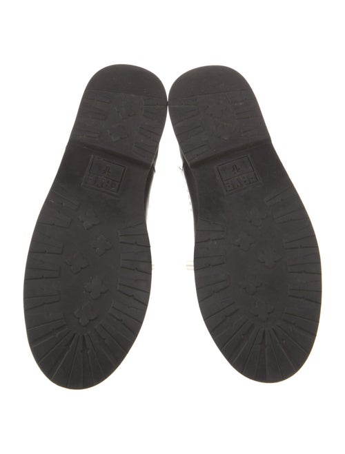 Frye Leather Fur Trim Chelsea Boots