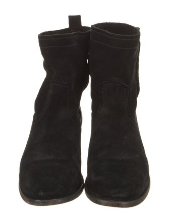 Frye Suede Moto Boots