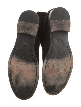 Frye Suede Moto Boots