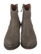 Frye Leather Animal Print Western Boots