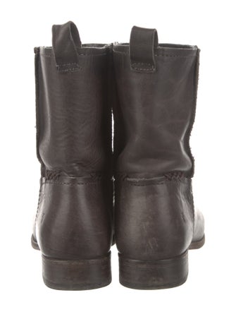 Frye Leather Moto Boots