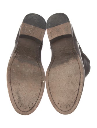 Frye Leather Moto Boots