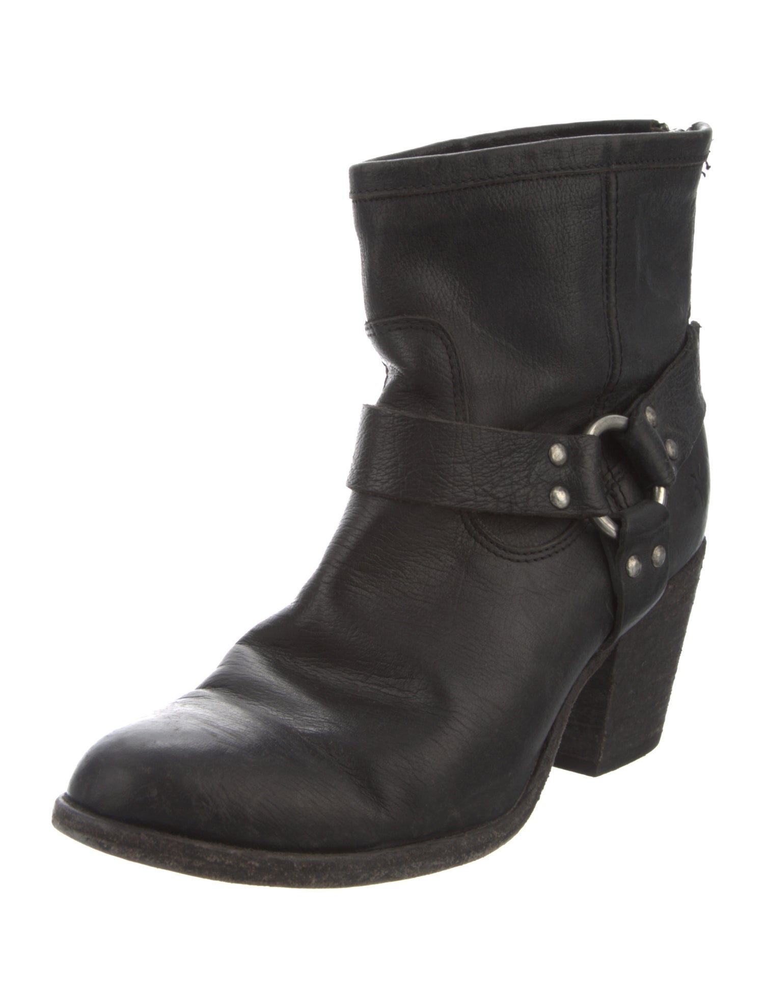 Frye Leather Moto Boots