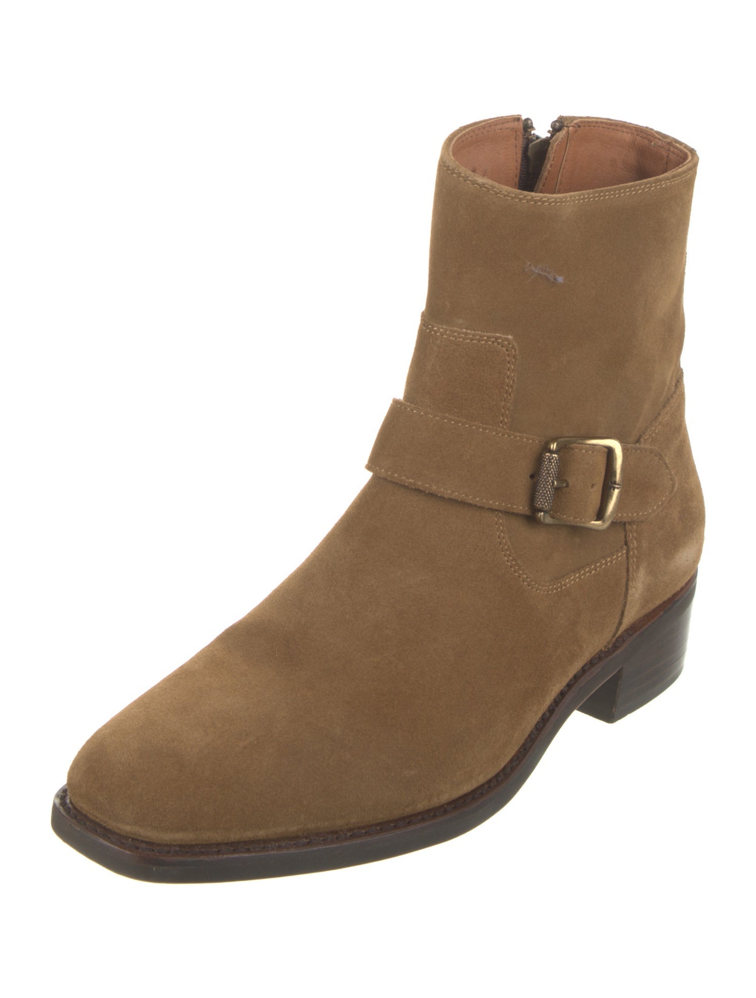 Frye Suede Moto Boots