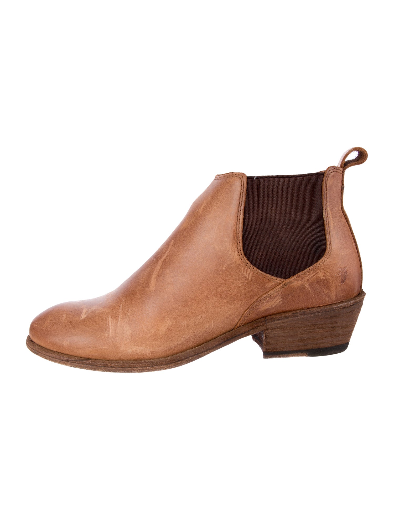 Frye Leather Colorblock Pattern Chelsea Boots