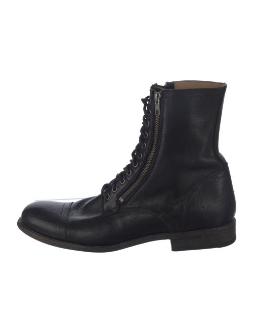Frye Leather Combat Boots