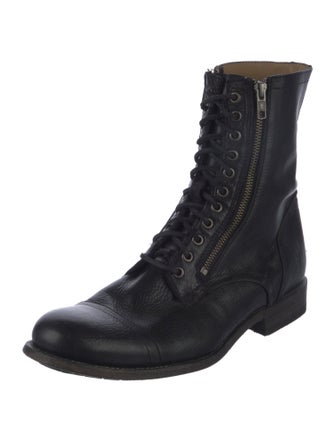 Frye Leather Combat Boots