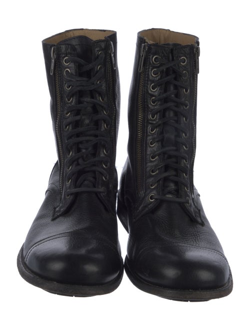 Frye Leather Combat Boots